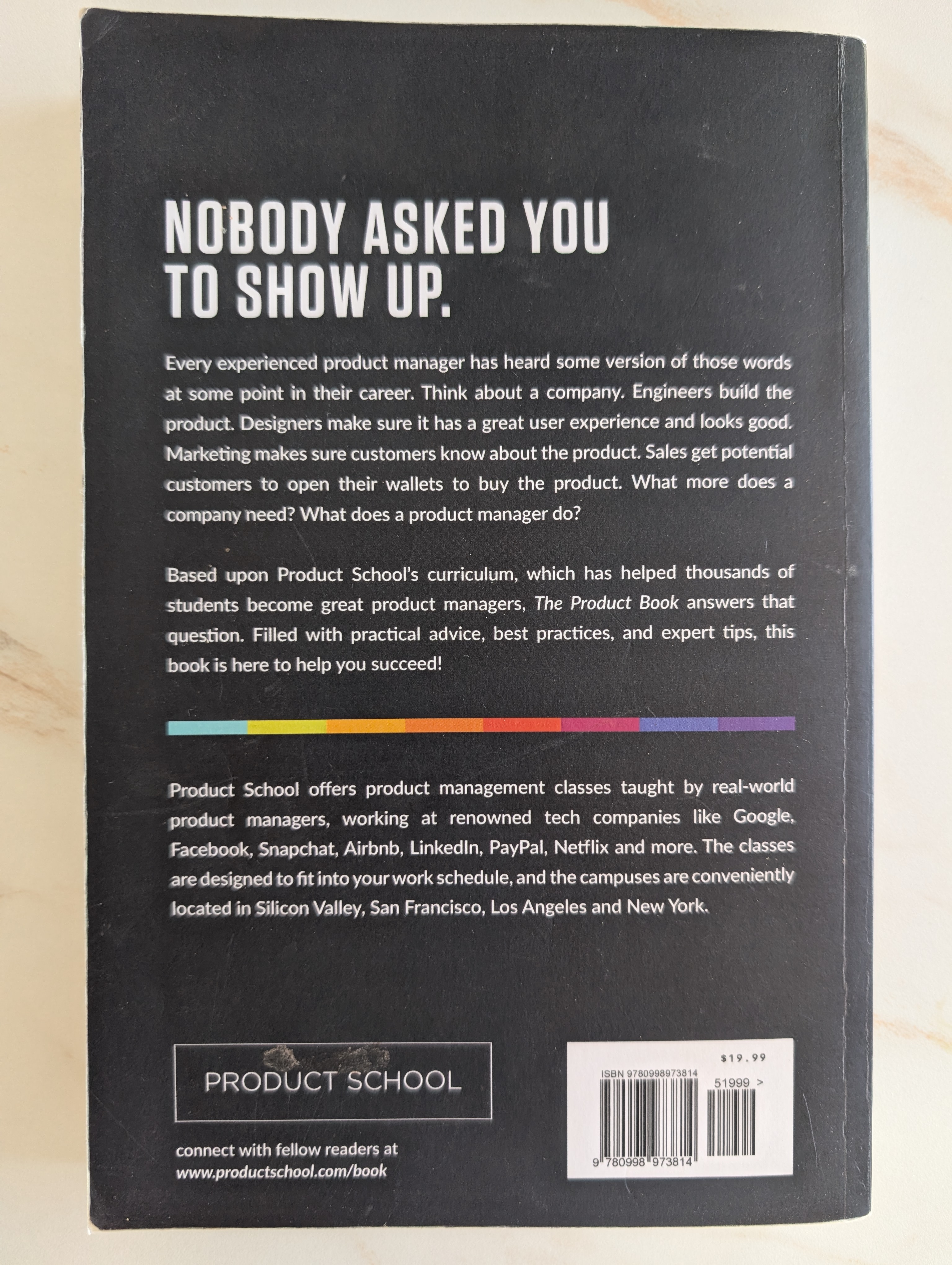 The Product Book - couverture arrière